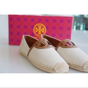 NWT Tory Burch Natural Sidney Espadrille
